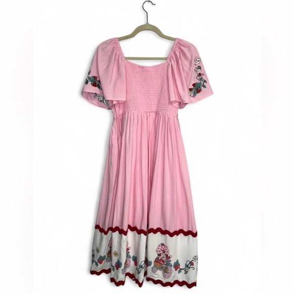 Strawberry Shortcake Embroidered Midi
Dress - BoxLunch Exclusive. - Picture 3 of 8